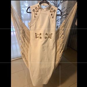 Flawless white NEW bandage dress